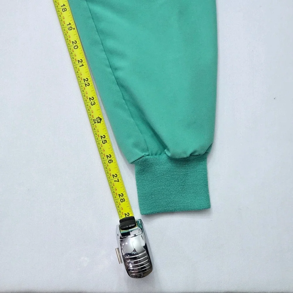 FIGS Tansen Jogger Scrub Pants Mens Medium Surgical Green Red Tie MXXSW2004